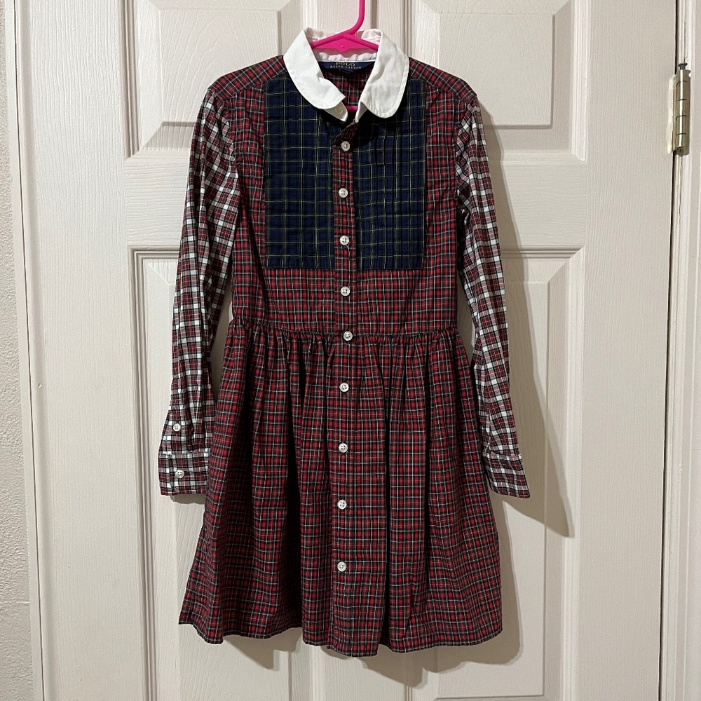 Polo Ralph Lauren plaid button down dress